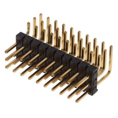 TSW-110-08-G-T-RA by Samtec Inc. - CONNECTOR HEADER R/A 30POS 2.54MM