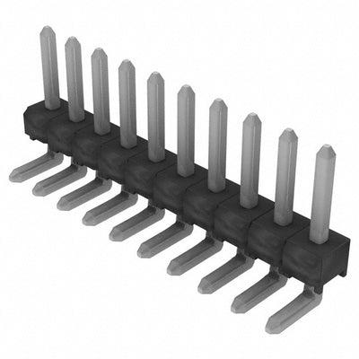 TSW-110-08-T-S-RA by Samtec Inc. - CONNECTOR HEADER R/A 10POS 2.54MM