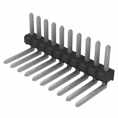 TSW-110-09-T-S-RA by Samtec Inc. - CONNECTOR HEADER R/A 10POS 2.54MM