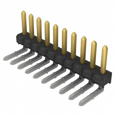 TSW-110-22-T-S-LA by Samtec Inc. - CONNECTOR HEADER R/A 10POS 2.54MM