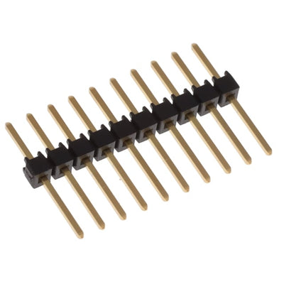 TSW-110-25-G-S by Samtec Inc. - CONNECTOR HEADER VERT 10POS 2.54MM