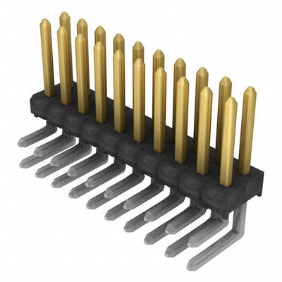 TSW-110-25-S-D-RA by Samtec Inc. - CONNECTOR HEADER R/A 20POS 2.54MM