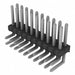 TSW-110-25-T-D-RA by Samtec Inc. - CONNECTOR HEADER R/A 20POS 2.54MM