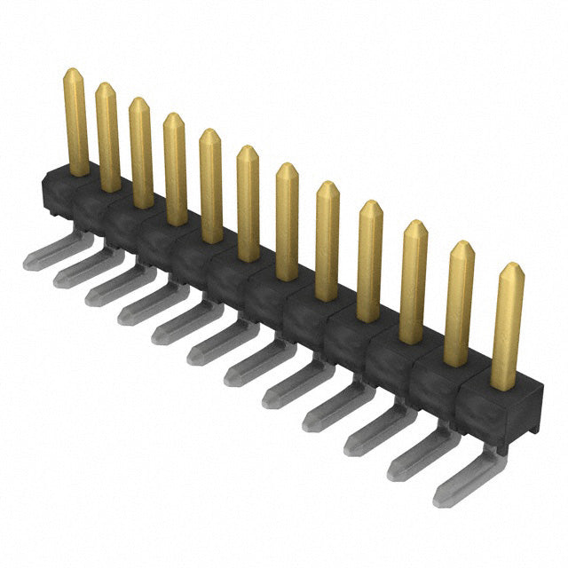 TSW-112-08-S-S-RA by Samtec Inc. - CONNECTOR HEADER R/A 12POS 2.54MM