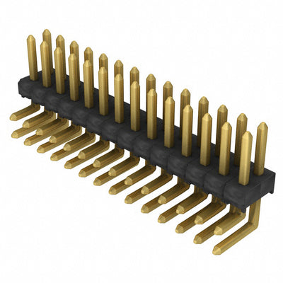 TSW-114-08-G-D-RA by Samtec Inc. - CONNECTOR HEADER R/A 28POS 2.54MM