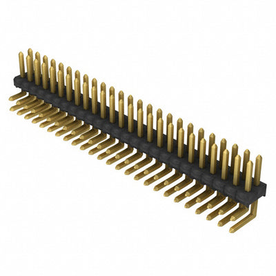TSW-125-08-G-D-RA by Samtec Inc. - CONNECTOR HEADER R/A 50POS 2.54MM