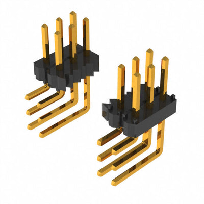 TSW-108-08-G-T-RA by Samtec Inc. - CONNECTOR HEADER R/A 24POS 2.54MM