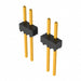 TSW-110-09-G-S by Samtec Inc. - CONNECTOR HEADER VERT 10POS 2.54MM