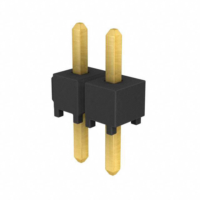 TSW-102-05-G-S by Samtec Inc. - CONNECTOR HEADER VERT 2POS 2.54MM