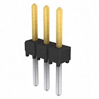 TSW-103-08-L-S by Samtec Inc. - CONNECTOR HEADER VERT 3POS 2.54MM