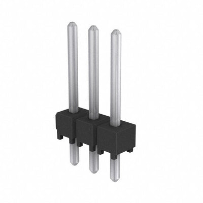 TSW-103-14-T-S by Samtec Inc. - CONNECTOR HEADER VERT 3POS 2.54MM