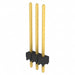 TSW-103-17-G-S by Samtec Inc. - CONNECTOR HEADER VERT 3POS 2.54MM
