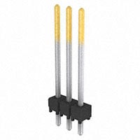TSW-103-17-L-S by Samtec Inc. - CONNECTOR HEADER VERT 3POS 2.54MM