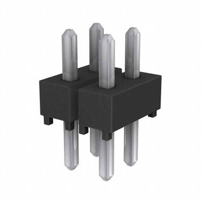 TSW-102-06-T-D by Samtec Inc. - CONNECTOR HEADER VERT 4POS 2.54MM
