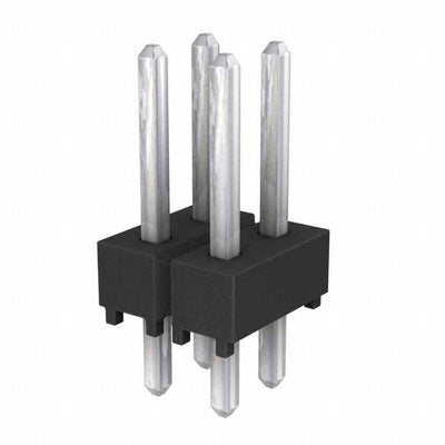 TSW-102-07-T-D by Samtec Inc. - CONNECTOR HEADER VERT 4POS 2.54MM