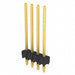 TSW-104-17-G-S by Samtec Inc. - CONNECTOR HEADER VERT 4POS 2.54MM