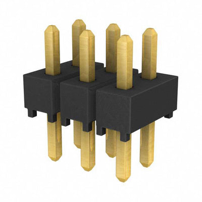 TSW-103-06-G-D by Samtec Inc. - CONNECTOR HEADER VERT 6POS 2.54MM