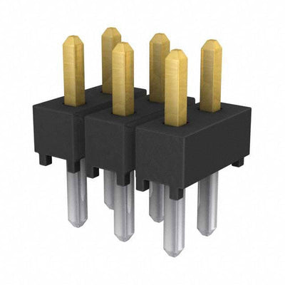 TSW-103-05-S-D by Samtec Inc. - CONNECTOR HEADER VERT 6POS 2.54MM