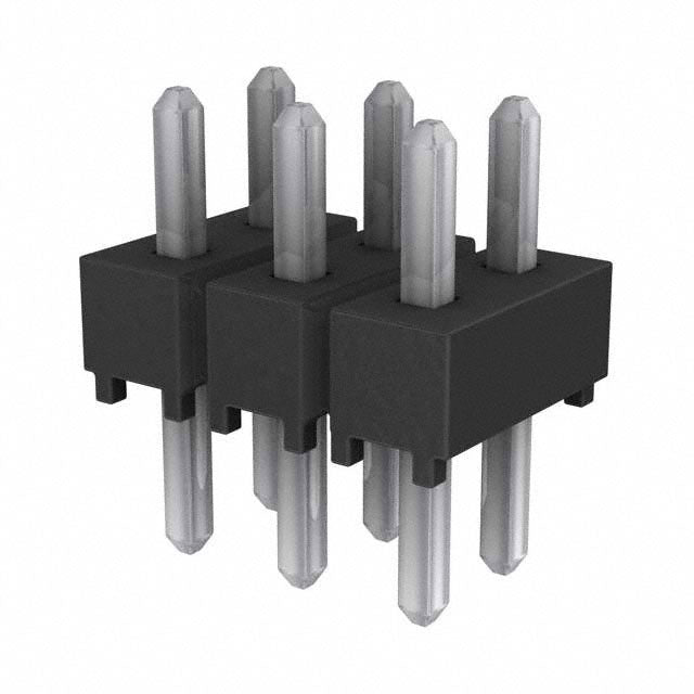 TSW-103-06-T-D by Samtec Inc. - CONNECTOR HEADER VERT 6POS 2.54MM