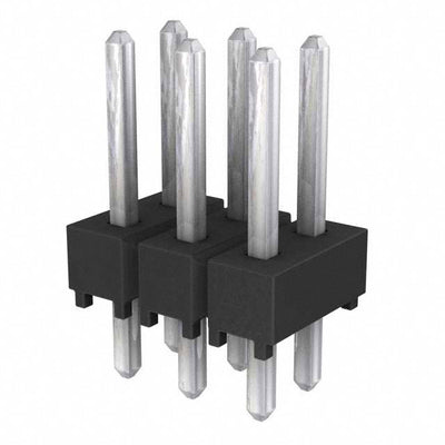TSW-103-07-T-D by Samtec Inc. - CONNECTOR HEADER VERT 6POS 2.54MM