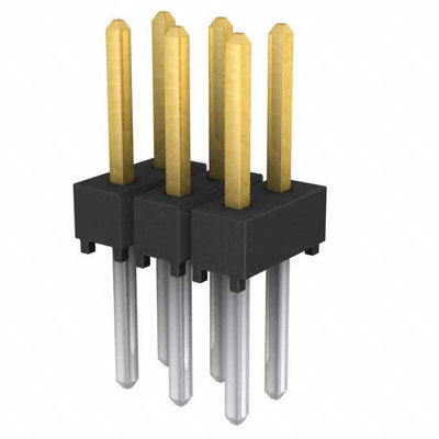 TSW-103-08-S-D by Samtec Inc. - CONNECTOR HEADER VERT 6POS 2.54MM