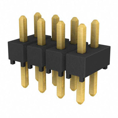 TSW-104-05-G-D by Samtec Inc. - CONNECTOR HEADER VERT 8POS 2.54MM