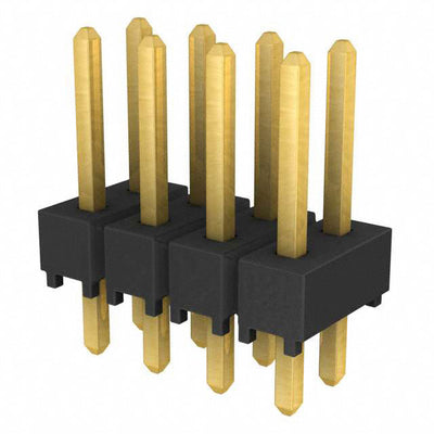 TSW-104-07-G-D by Samtec Inc. - CONNECTOR HEADER VERT 8POS 2.54MM
