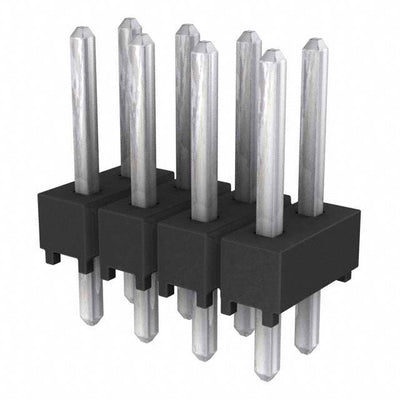TSW-104-07-T-D by Samtec Inc. - CONNECTOR HEADER VERT 8POS 2.54MM