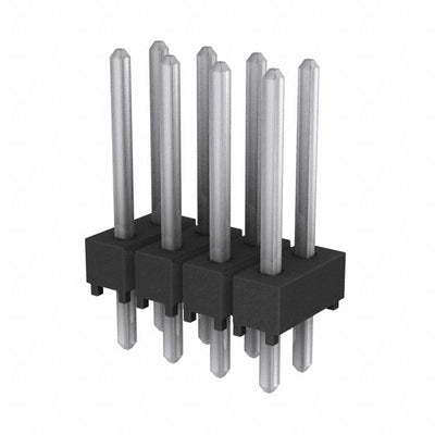 TSW-104-14-T-D by Samtec Inc. - CONNECTOR HEADER VERT 8POS 2.54MM