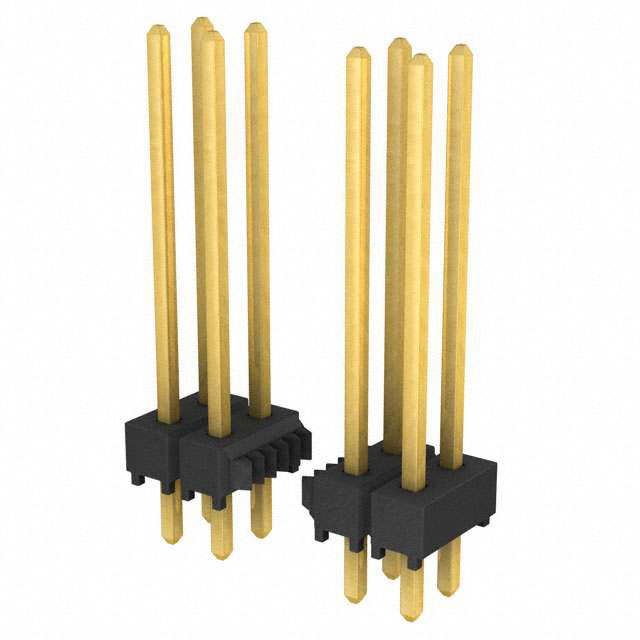 TSW-106-15-G-D by Samtec Inc. - CONNECTOR HEADER VERT 12POS 2.54MM