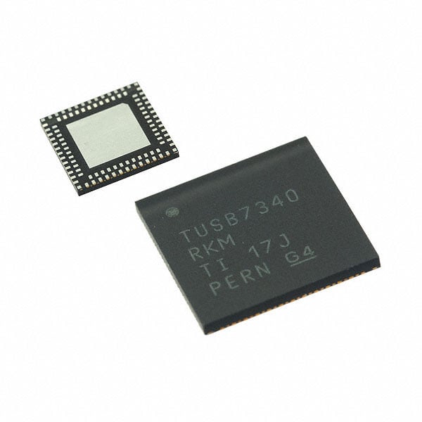 TUSB7340RKMR by Texas Instruments - IC HUB CONTROLLER USB 100WQFN