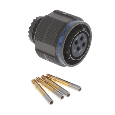 TV06RW-13-4S by Amphenol Aerospace Operations - CONNECTOR PLUG FMALE 4POS GOLD CRIMP