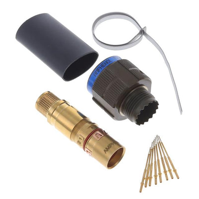 TV06UCOMCW11P by Amphenol Socapex - CONNECTOR PLUG MALE 8POS GOLD CRIMP