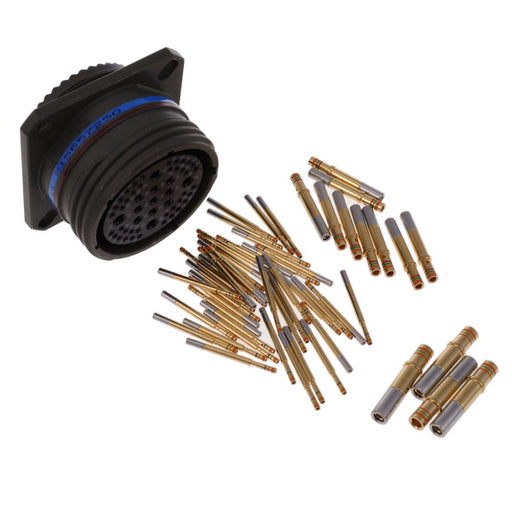 TVP00RW23-54S by Amphenol Aerospace Operations - CONNECTOR RECPT FMALE 53POS GOLD CRIMP