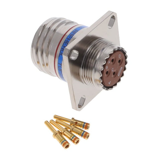 TVPS00DS-13-4P by Amphenol Aerospace Operations - WALL MOUNT RECEPTACLE, AP-93 FIN