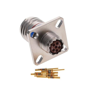 TVPS00DS-9-35P by Amphenol Aerospace Operations - WALL MOUNT RECEPTACLE, AP-93 FIN