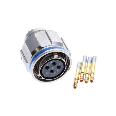 TVS06DS-13-4S by Amphenol Aerospace Operations - STRAIGHT PLUG, AP-93 FINISH, SIZ