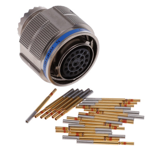 TVS06RF-13-35S by Amphenol Aerospace Operations - CONNECTOR PLUG FMALE 22POS GOLD CRIMP