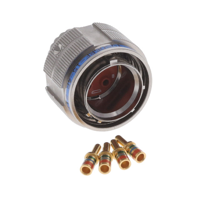 TVS06RF-15-4P by Amphenol Aerospace Operations - CONNECTOR PLUG MALE 4POS GOLD CRIMP