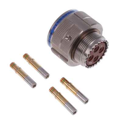 TVS06RF-15-4S by Amphenol Aerospace Operations - CONNECTOR PLUG FMALE 4POS GOLD CRIMP