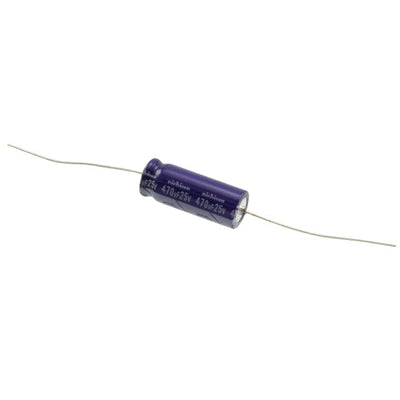 TVX1E471MCD by Nichicon - ALUMIN CAP 470UF 20% 25V AXIAL