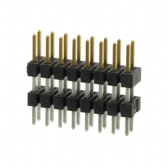 TW-08-03-L-D-250-120 by Samtec Inc. - CONNECTOR HDR 16POS 0.079 STACK T/H