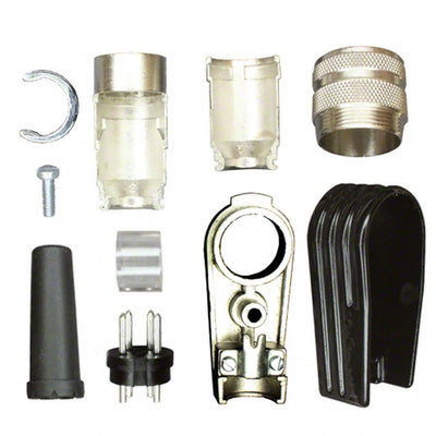 T3300005U by Amphenol Tuchel Industrial - CONNECTOR PLUG MALE 4P SILV SLDR CUP