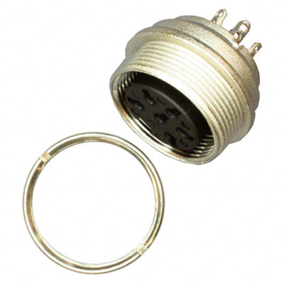 T3403100U by Amphenol Tuchel Industrial - CONNECTOR RECPT FMALE 6P SOLDER CUP