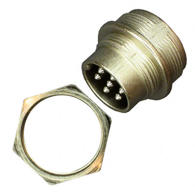 T 3477 009 by Amphenol Tuchel Industrial - CONNECTOR RECPT MALE 7P SILV SLDR CUP