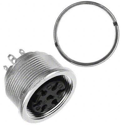 T3478018U by Amphenol Tuchel Industrial - CONNECTOR RECPT FMALE 7P GOLD SLDR CUP