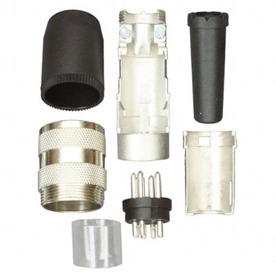 T3484001U by Amphenol Tuchel Industrial - CONNECTOR PLUG MALE 7P SILV SLDR CUP