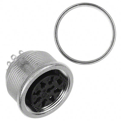 T 3507 018 by Amphenol Tuchel Industrial - CONNECTOR RECPT FMALE 8P GOLD SLDR CUP