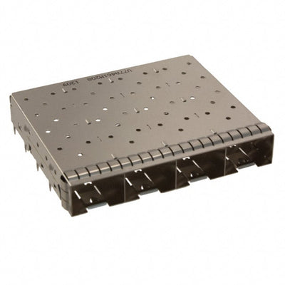 U77-A461M-2081 by Amphenol ICC (Commercial Products) - CONNECTOR SFP+ CAGE 1X4 PRESS-FIT R/A