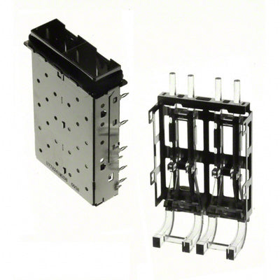 U77-C241M-2081 by Amphenol ICC (Commercial Products) - CONNECTOR SFP+ CAGE 1X2 PRESS-FIT R/A